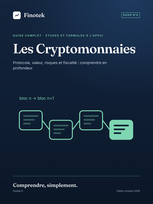 Couverture du guide Finotek n°6 : Les Cryptomonnaies